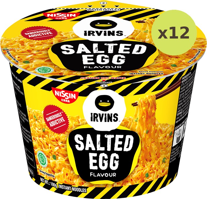 Nissin Irvins Salted Egg Flavour