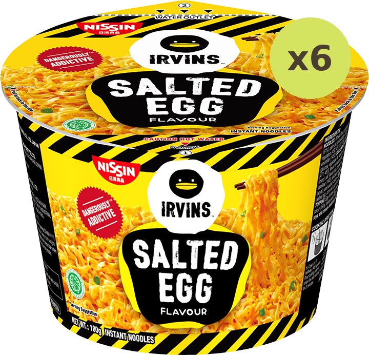 Nissin Irvins Salted Egg Flavour