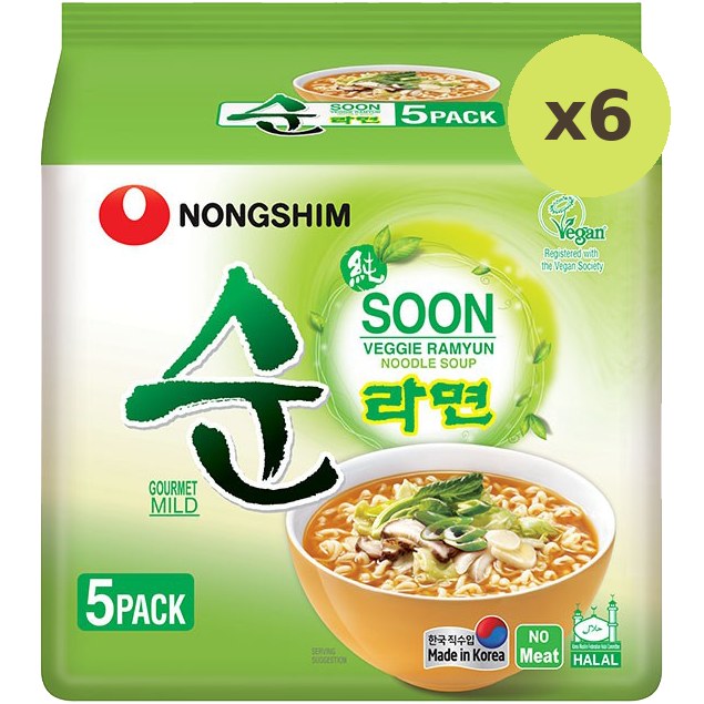 Nong Shim Soon Veggie Ramyun