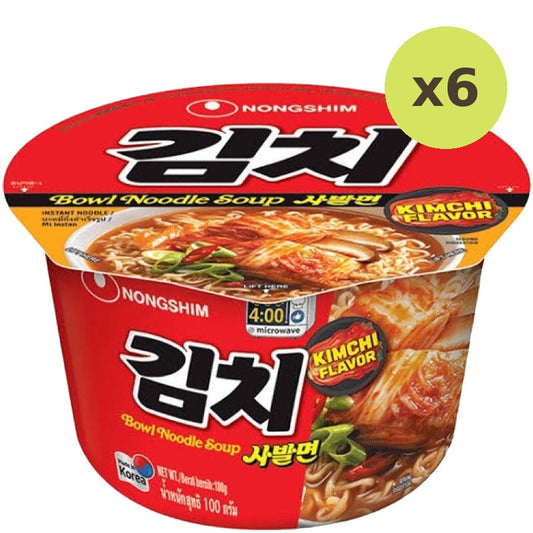 Nongshim Bowl Noodle Soup Kimchi