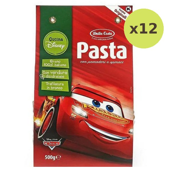 Cars Pasta Tomato And Spinach