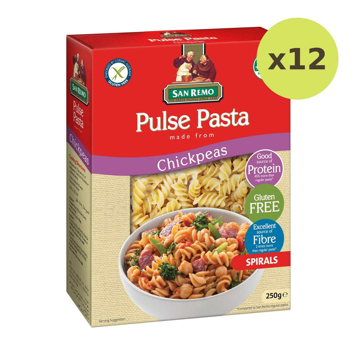 San Remo Chickpeas Spirals