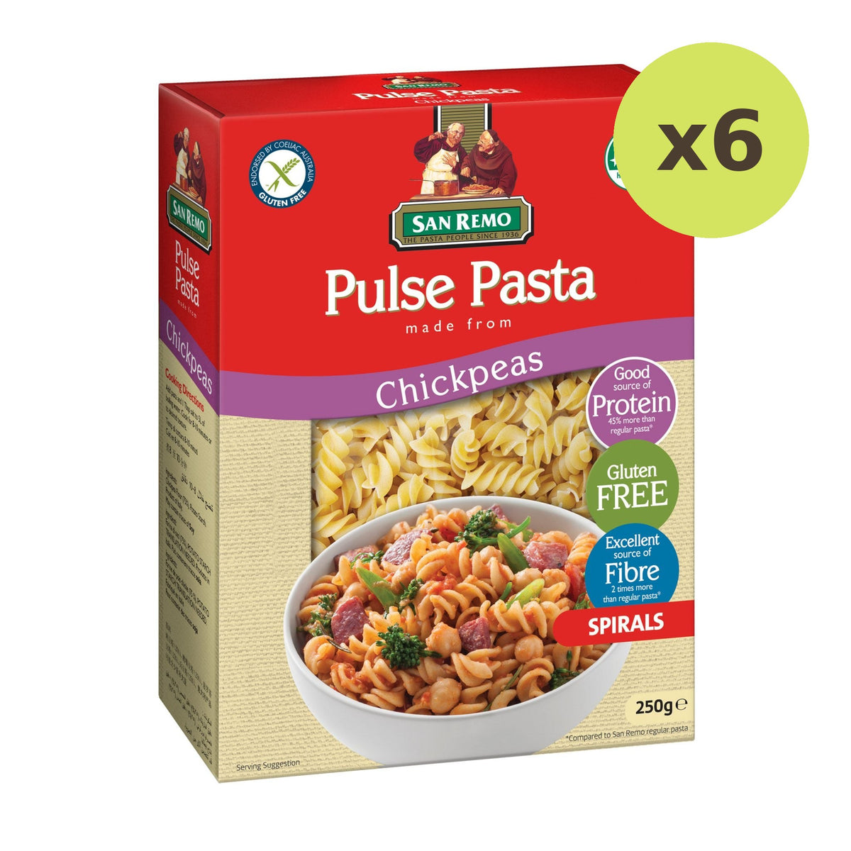 San Remo Chickpeas Spirals