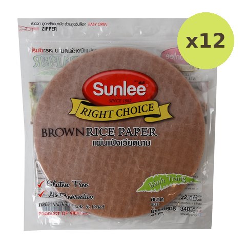 Sunlee Rice Paper Brownround