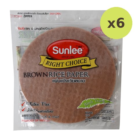 Sunlee Rice Paper Brownround