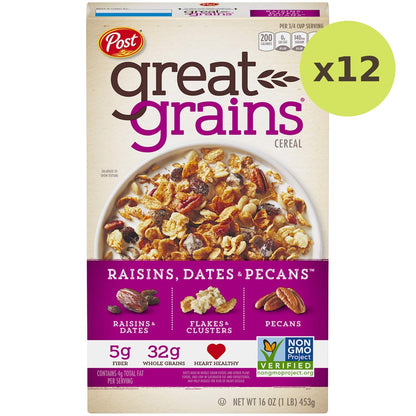 Post Great Grains Raisins, Dates & Pecans Cereal