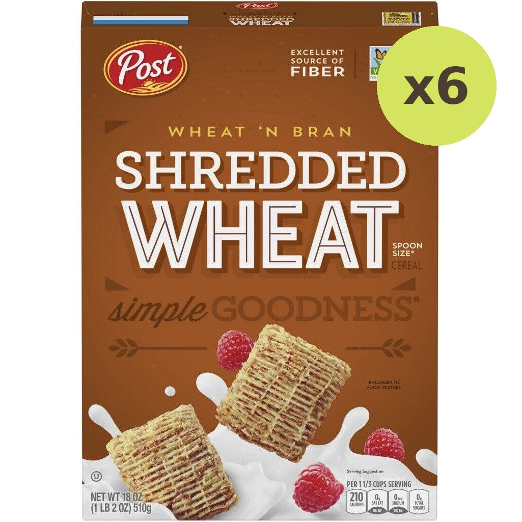 Post Shredded Wheat Wheat 'N Bran Cereal