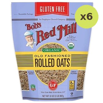 Bob's Red Mill Gluten Free Organic Rolled Oats