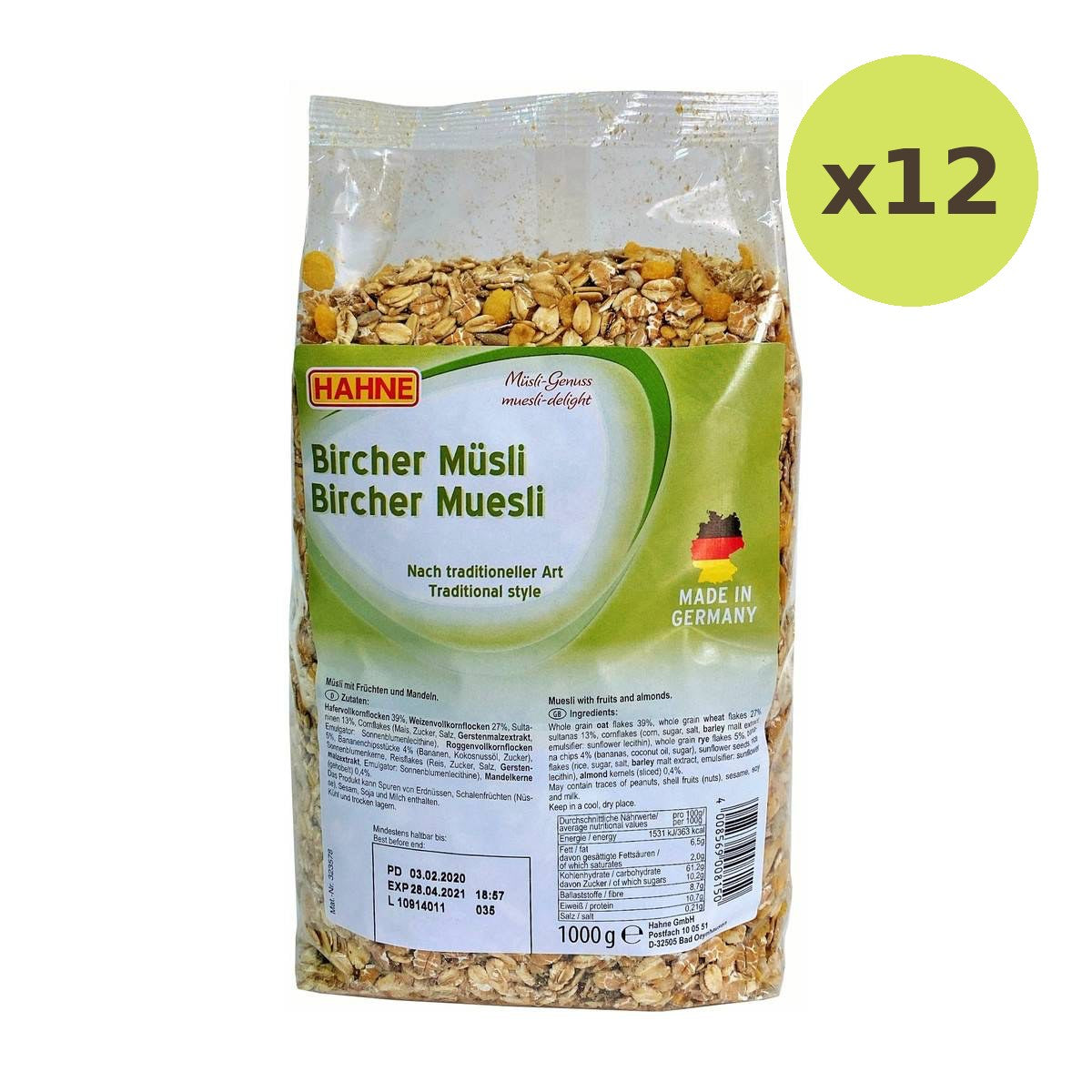 Hahne Traditional Swiss Muesli Recipe