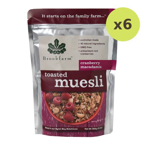 Brookfarm Toasted Muesli Cranberry & Macadamia