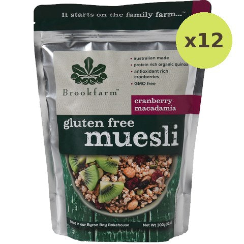 Brookfarm Gluten Free Muesli Cranberry Macadamia