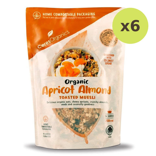 Ceres Organics Muesli Apricot Almond Toasted Organic
