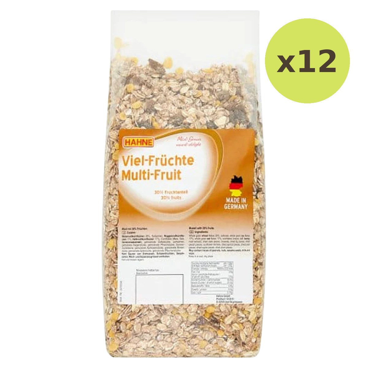 Hahne Fruit Muesli No Sugar