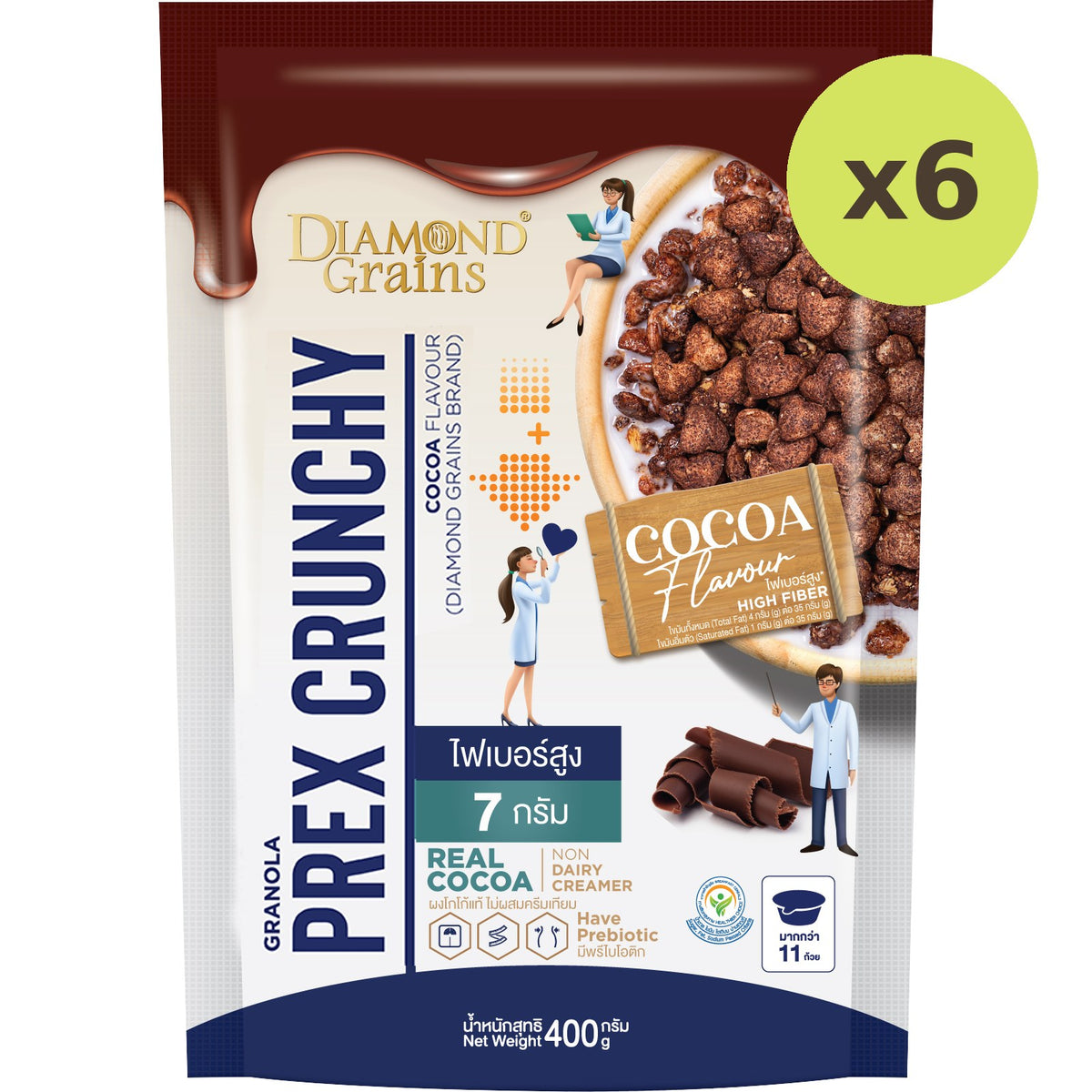 Diamond Grains Granola Prex Crunchy Cocoa Flavor