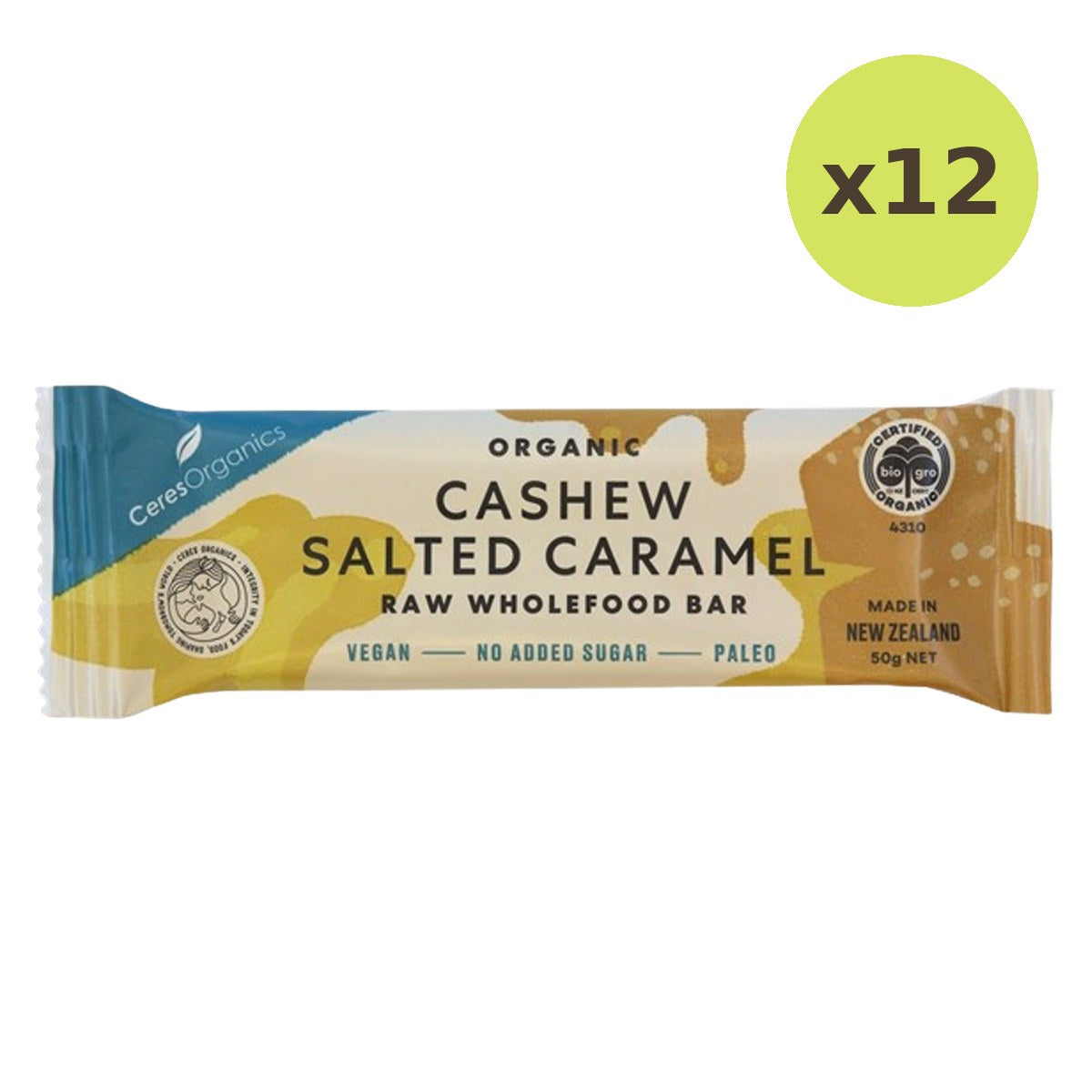 Ceres Organic Cashew Salted Caramel Bar