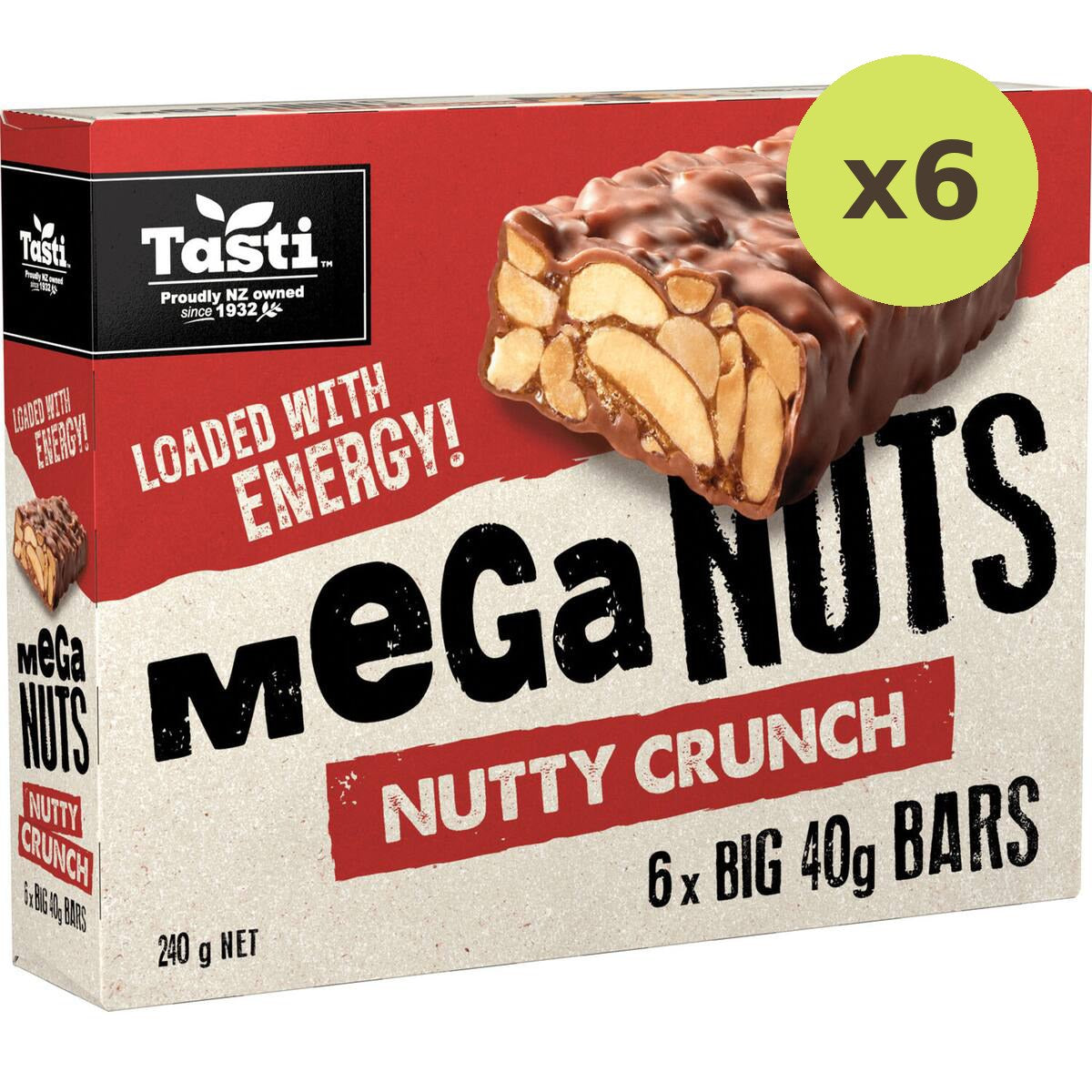 Tasti Mega Nuts Nutty Crunch Bars