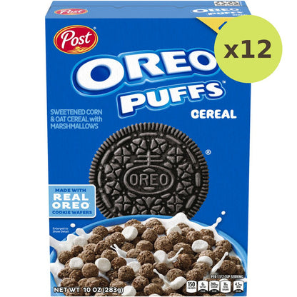 Post Oreo Puffs Breakfast Cereal