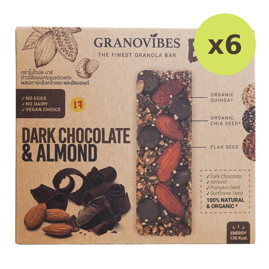 Granovibes Granola Bar Dark Chocolate & Almond