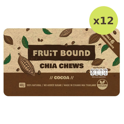 Fruit Bound Chia Fruit Bar Cocoa Flavor