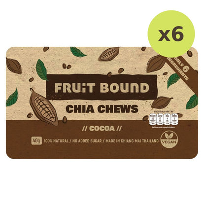 Fruit Bound Chia Fruit Bar Cocoa Flavor