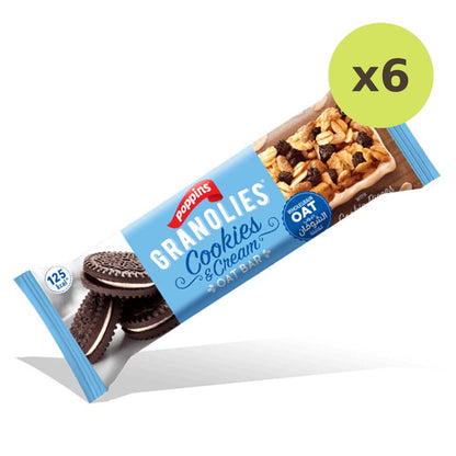 Poppins Granolies Oat Bar Cookies & Cream