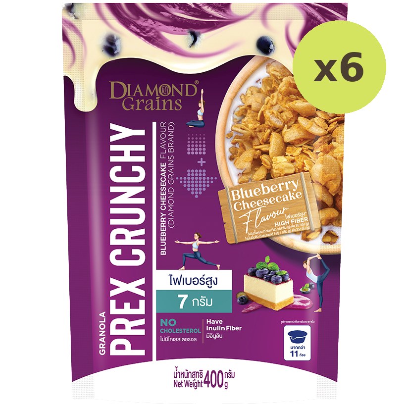 Diamond Grains Granola Prex Crunchy Blueberry Cheesecake
