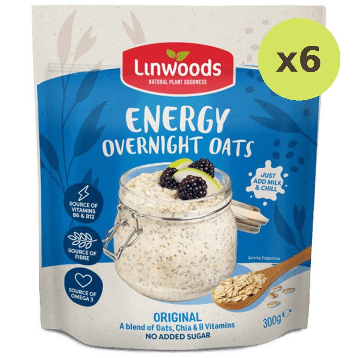 Linwoods Original Energy Overnight Oats