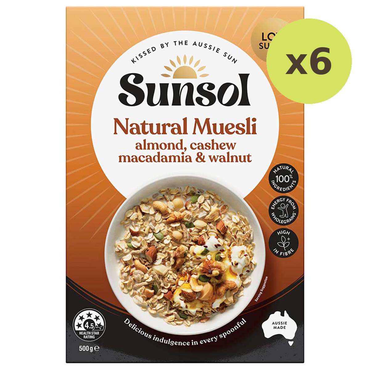 Sunsol Nut Lovers Blend Natural Muesli