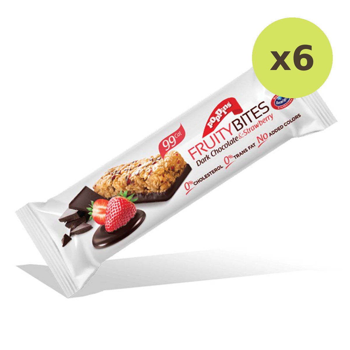 Poppins Granilies Oat Bar Dark Choc & Strawberry
