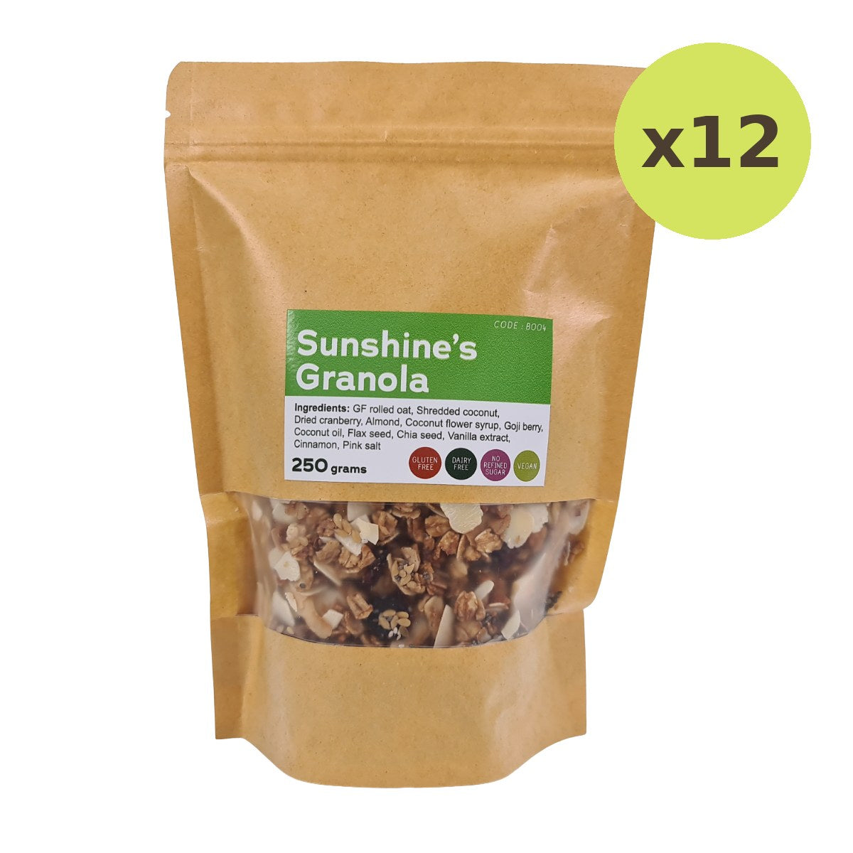 Sunshine Almond Dark Chocolate Granola