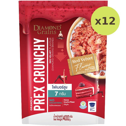 Diamond Grains Granola Prex Crunchy Red Velvet
