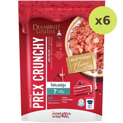 Diamond Grains Granola Prex Crunchy Red Velvet