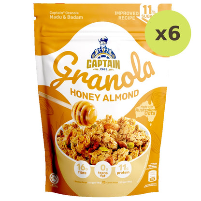 Captain Oats Honey Almond Granola