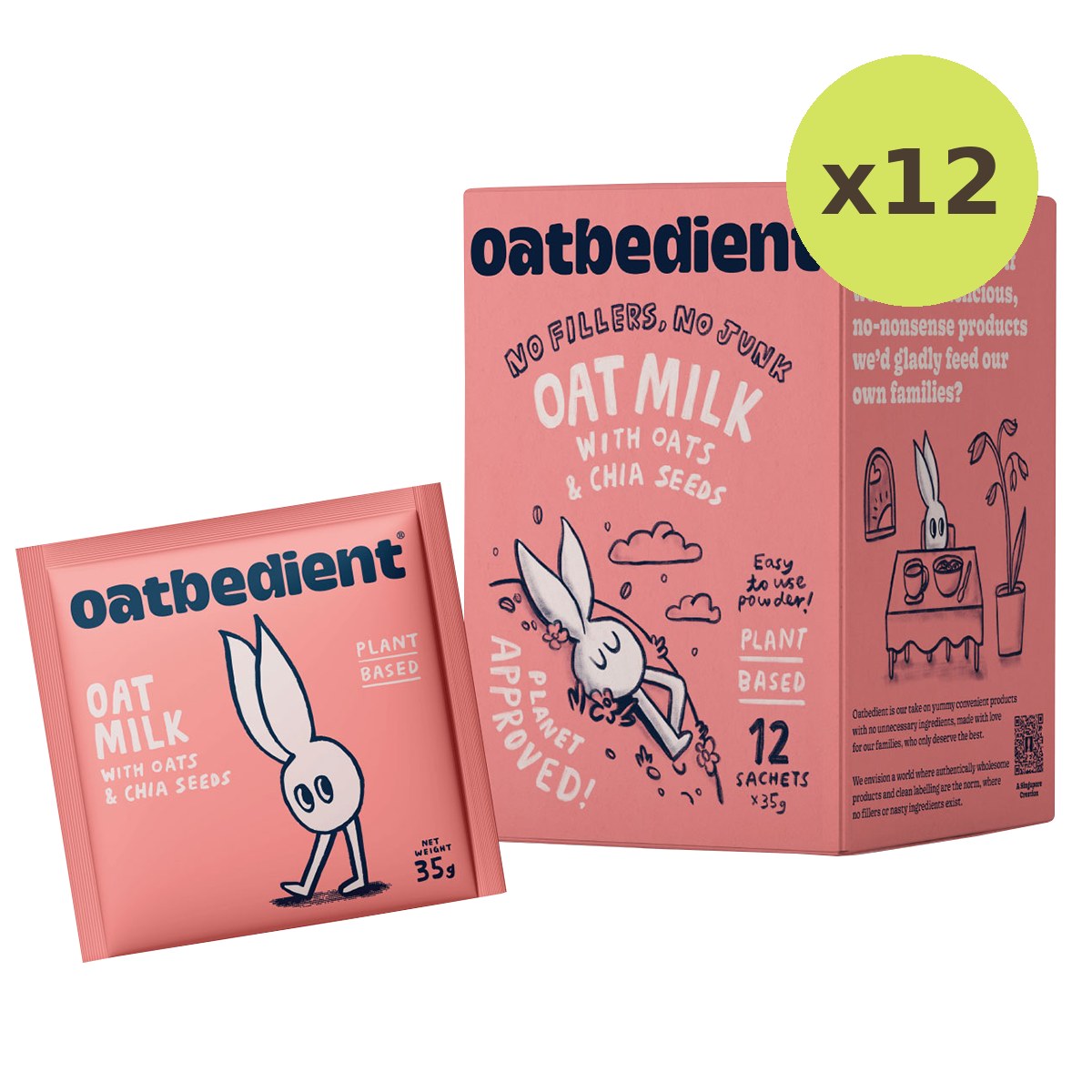 Oatbedient Chia Seeds Oatmilk