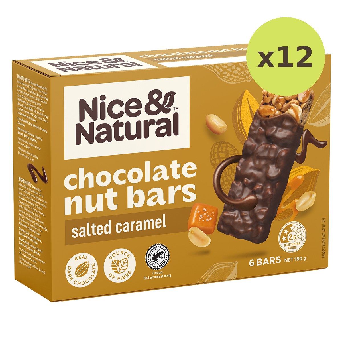 Nice & Natural Nut Bar Salted Caramel