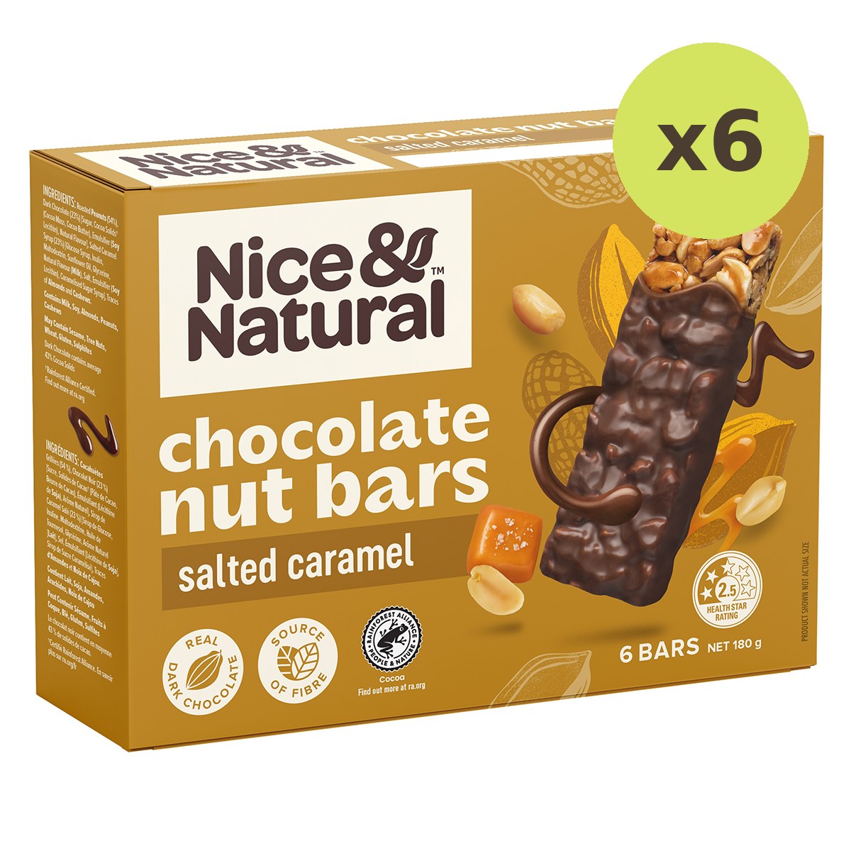 Nice & Natural Nut Bar Salted Caramel