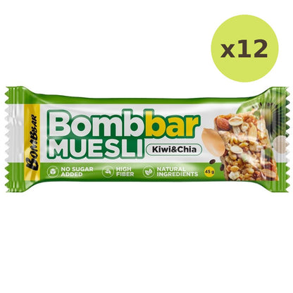Bombbar Muesli Bar Kiwi-Chia