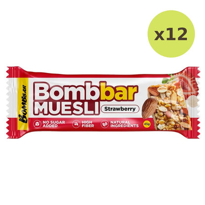 Bombbar Muesli Bar Strawberries