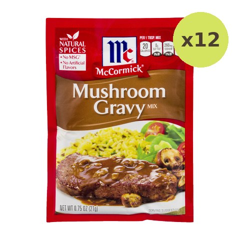 McCormick Mushroom Gravy
