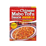 House Mabo Tofu Nikunashi Hot 150g dry grocery product with spicy tofu and vegetable ingredients in a sealed package.