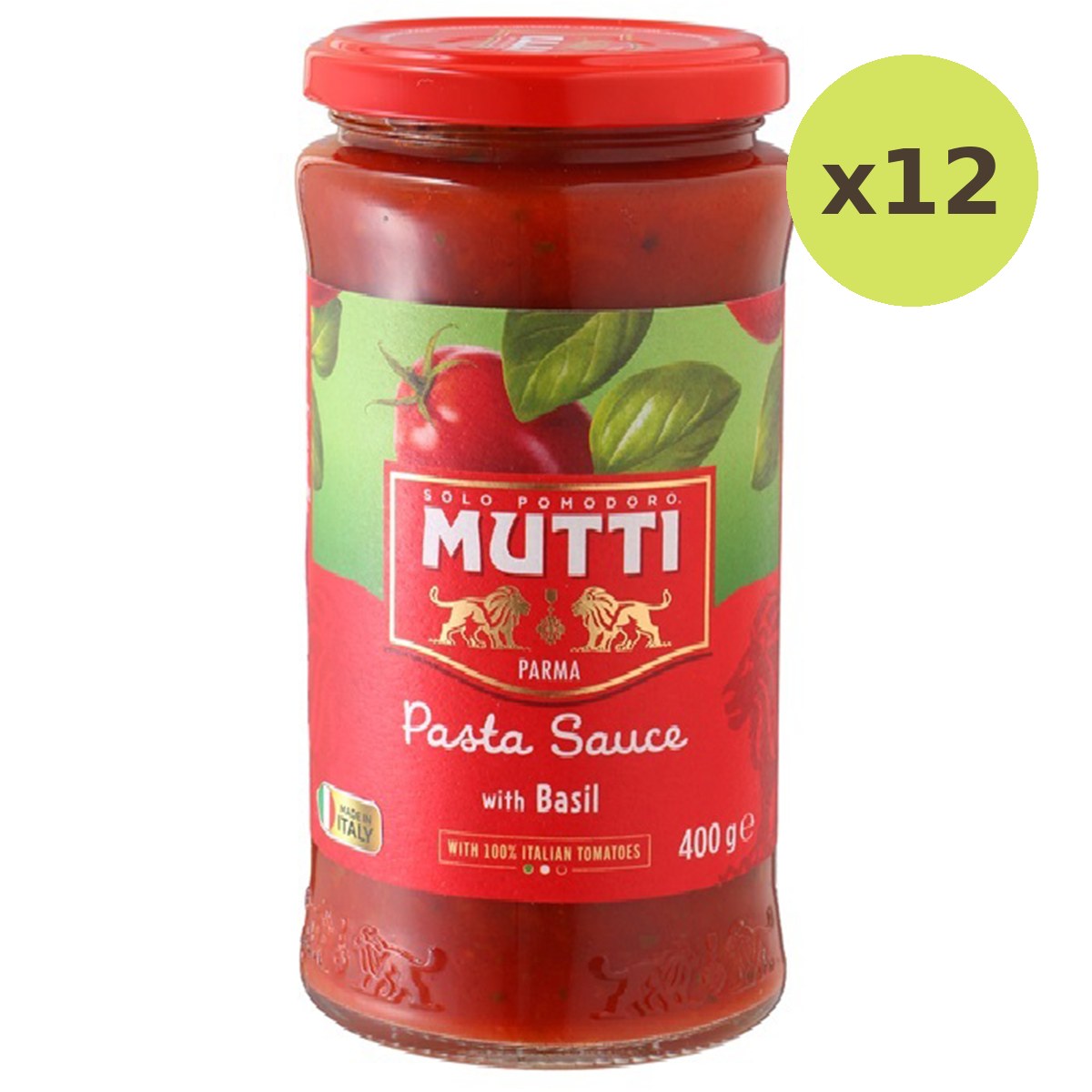 Mutti Tomato & Basil Pasta Sauce