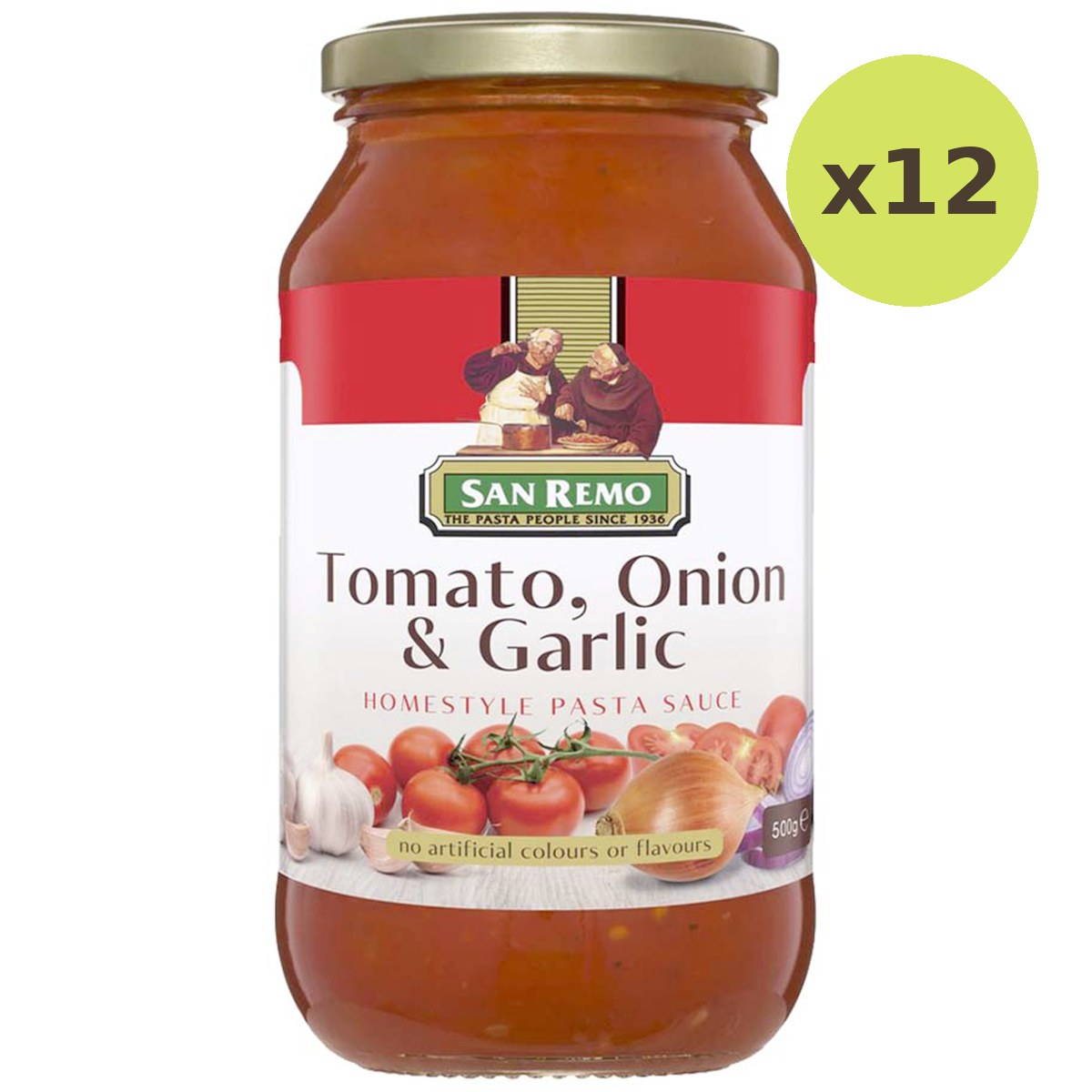 San Remo Tomato Onion Garlic Pasta Sauce