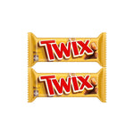 Twix Twin Sticks 50g chocolate biscuit snack in a wrapper, from the Twix dry grocery product line.