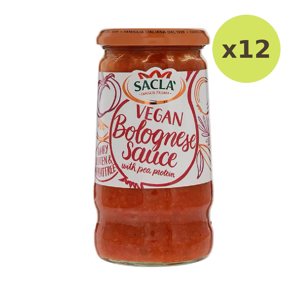 Sacla Vegan Bolognese Sauce With Pea Protein