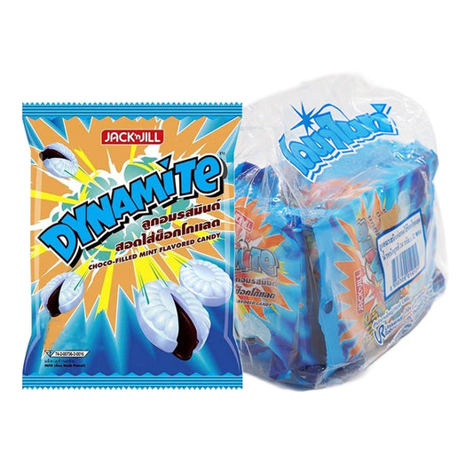 DYNAMITE Chocolate Filled Mint Flavour Candy 20 30g x12