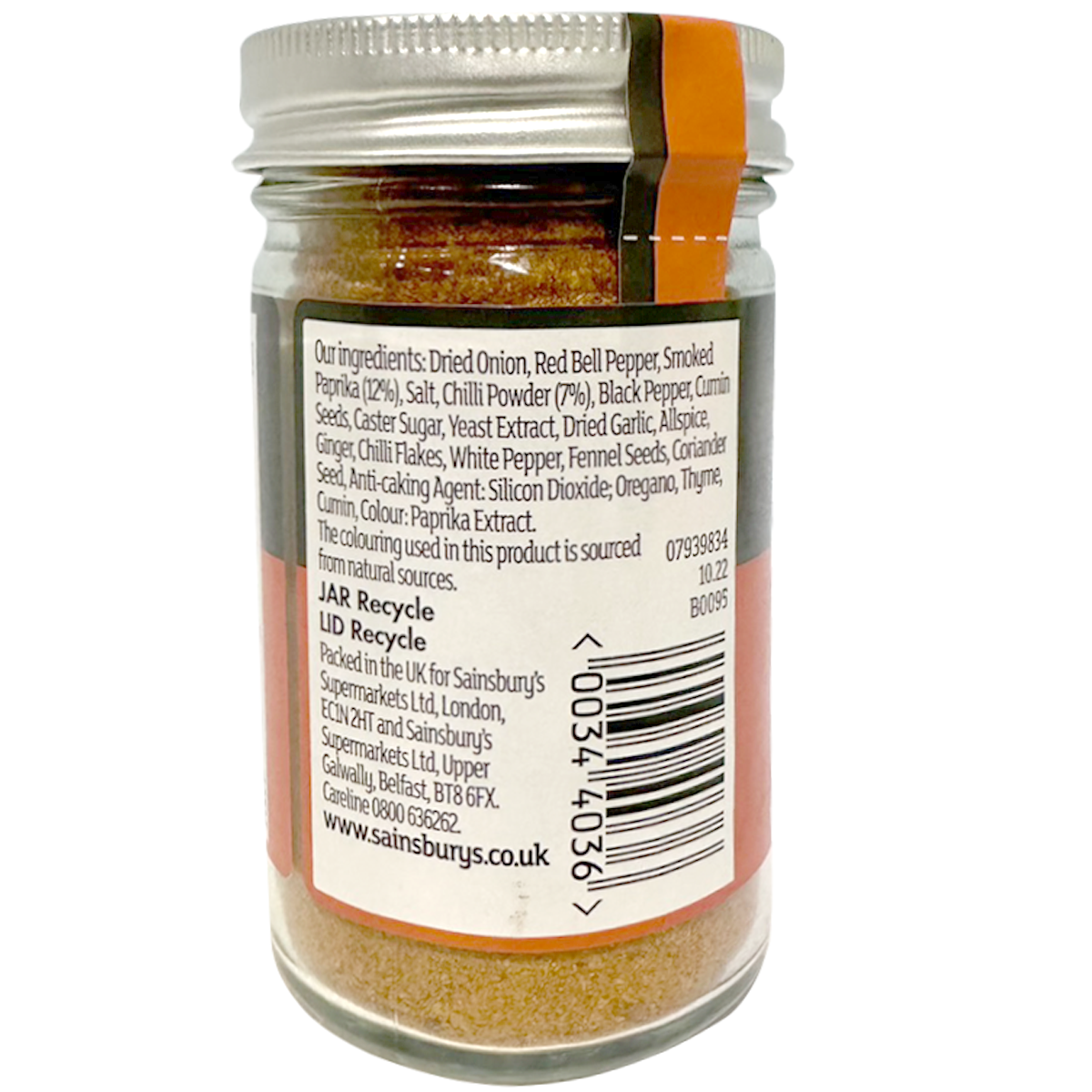 Sainsbury's Itc Cajun Seasoning