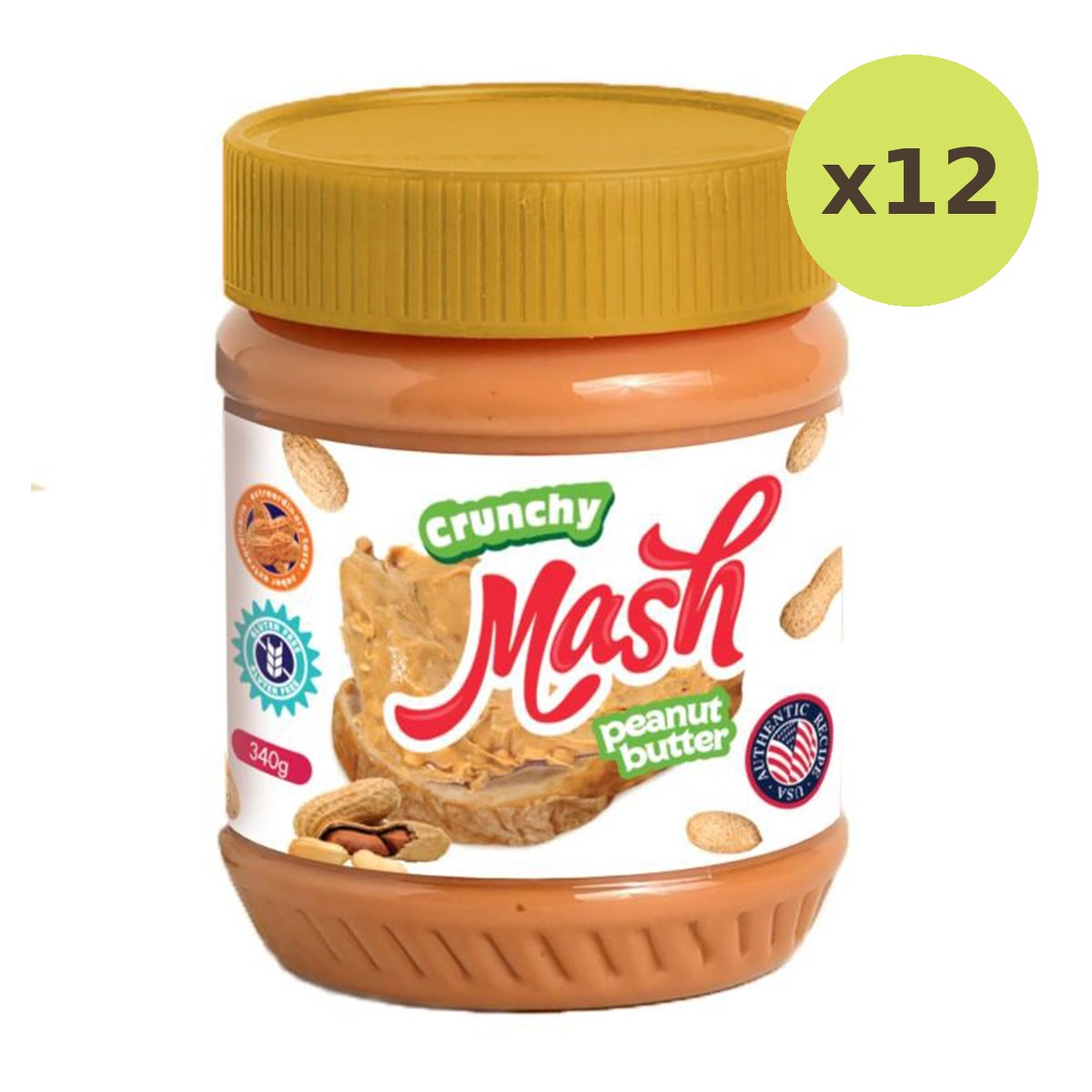 Mash Peanut Butter Crunchy