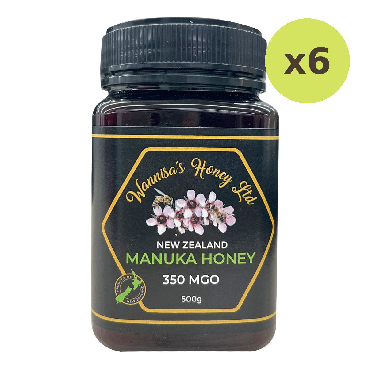 Wannisa New Zealand Manuka Honey 350 Mgo