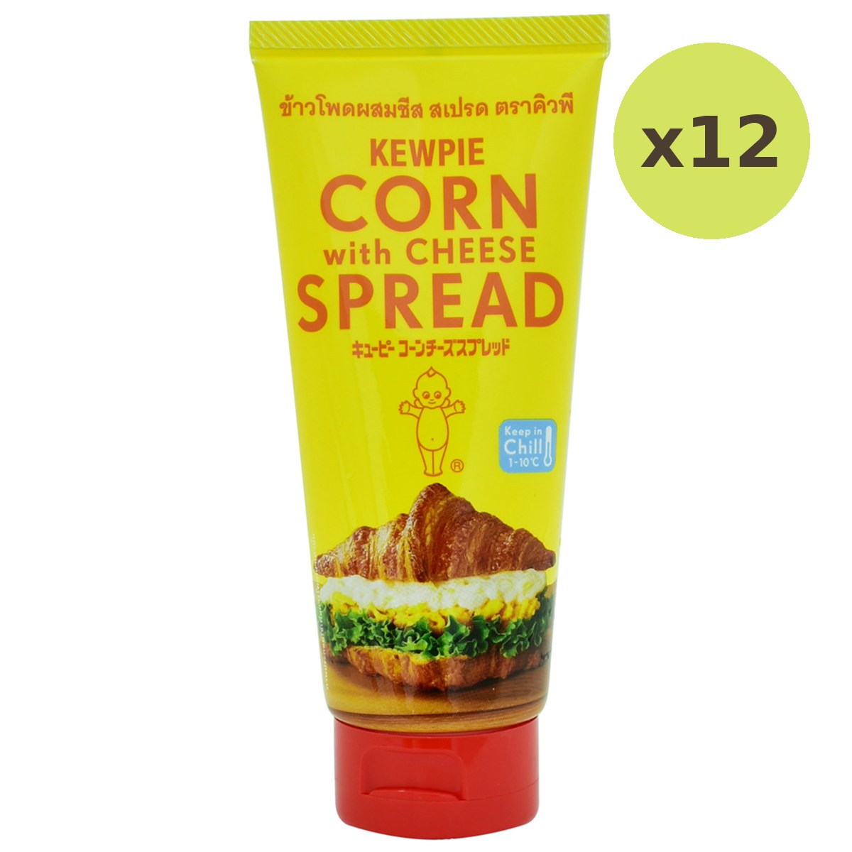 Kewpie Corn With Cheese Spread