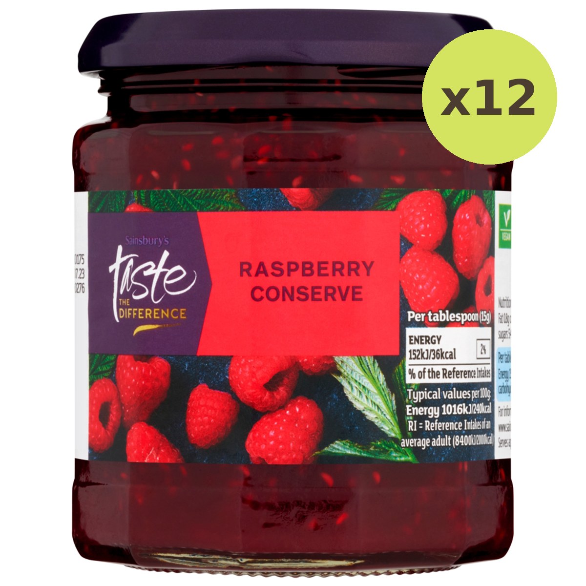 Sainsbury's Taste The Difference Raspberry Conserve